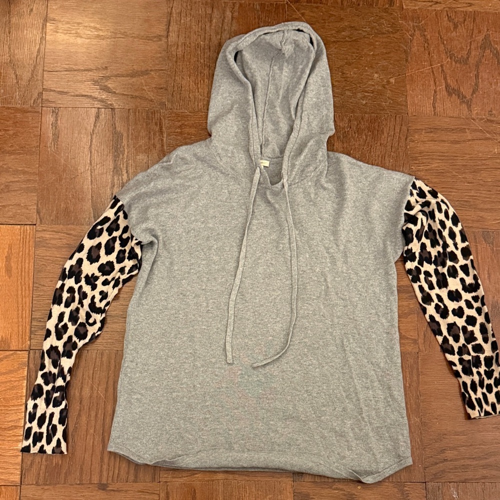 Project Gray Knit Sweater Hoodie Size L